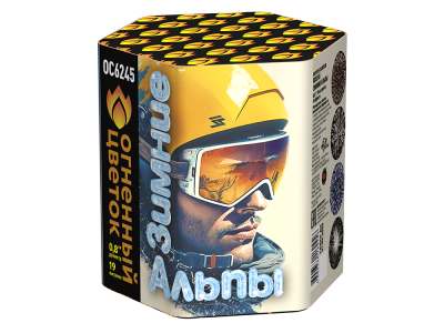 Зимние Альпы Батарея салютов купить в Москве | salutsklad.ru